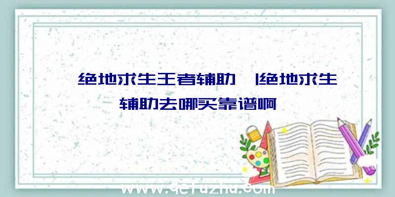 「绝地求生王者辅助」|绝地求生辅助去哪买靠谱啊